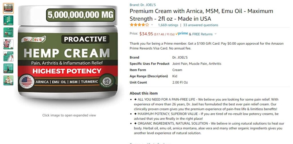 More Fraudulent marketing on Amazon.com