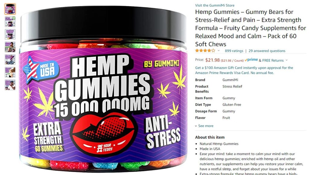 Fraudulent labeling on Amazon.com